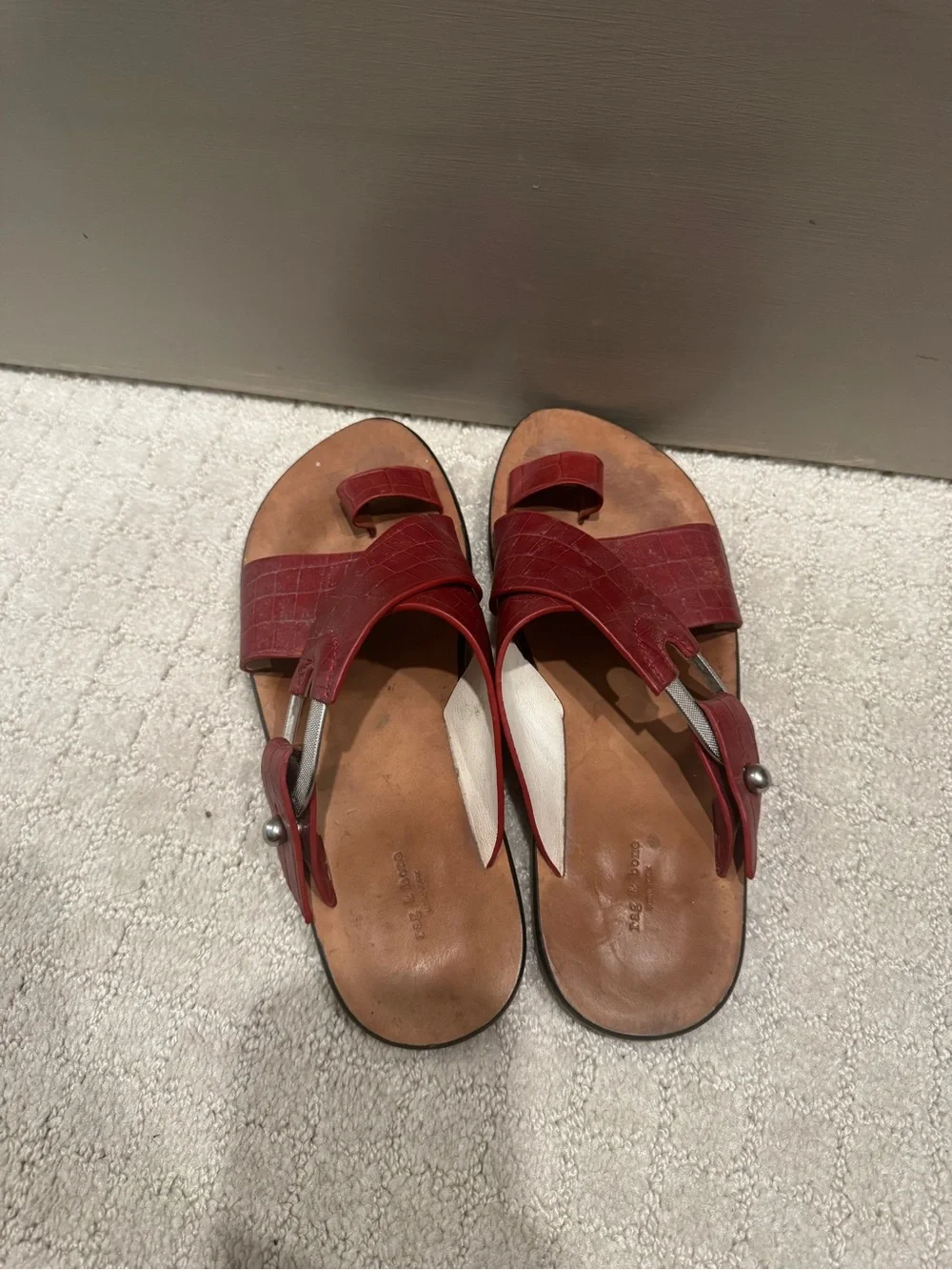 rag & bone croc embossed